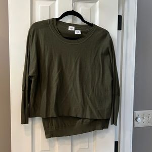 Cabi 2 piece sweater set olive green